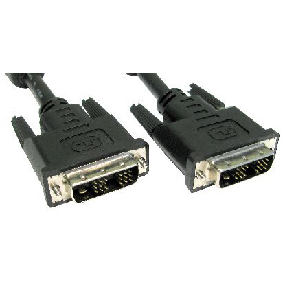 Cables Direct 2m DVI-D m/m DVI cable Black