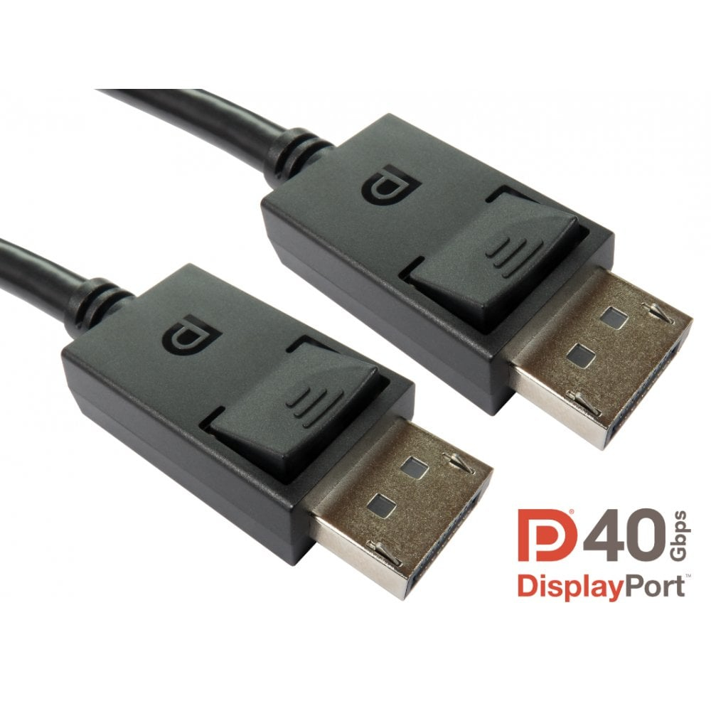 Cables Direct CDLDP40-01 DisplayPort Cables - Black
