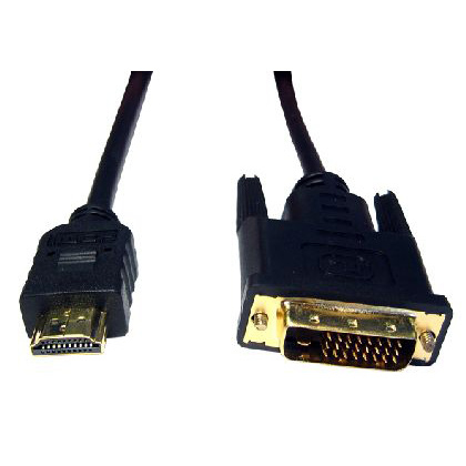 Cables Direct 5m HDMI-DVI-D Black