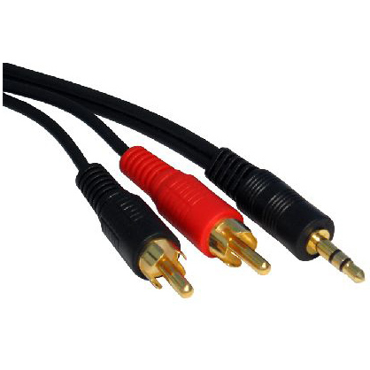 Cables Direct 2xRCA Audio Cables - Multi