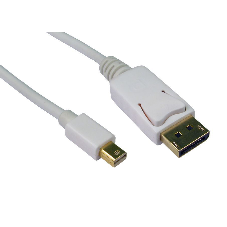 Cables Direct CDLMDP-103 DisplayPort Cables - White