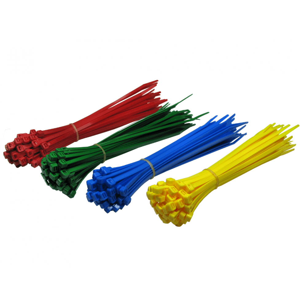 Cables Direct CT-200MIX Cable Ties - Multi