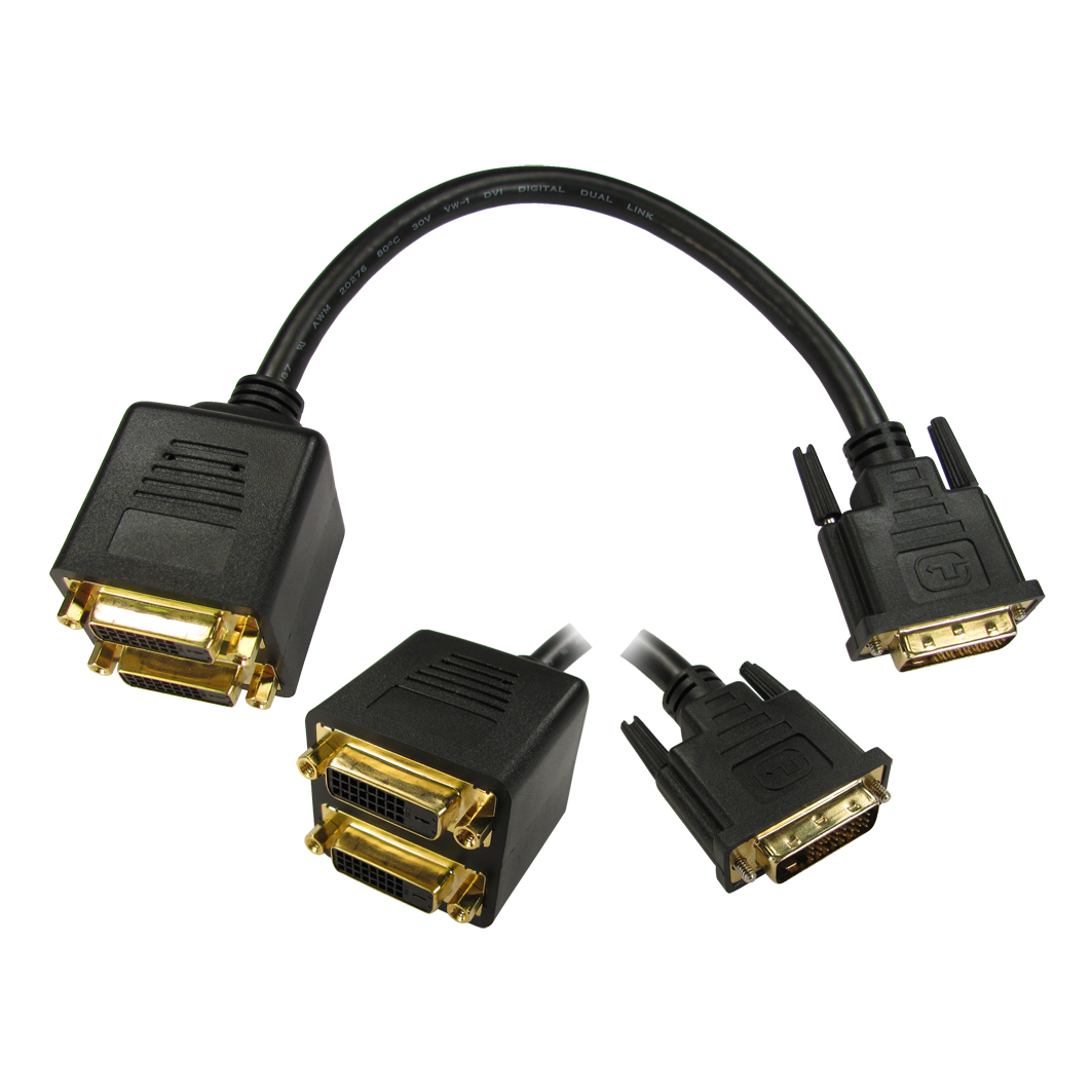 Cables Direct DV-2DVIFF DVI Cables - Black