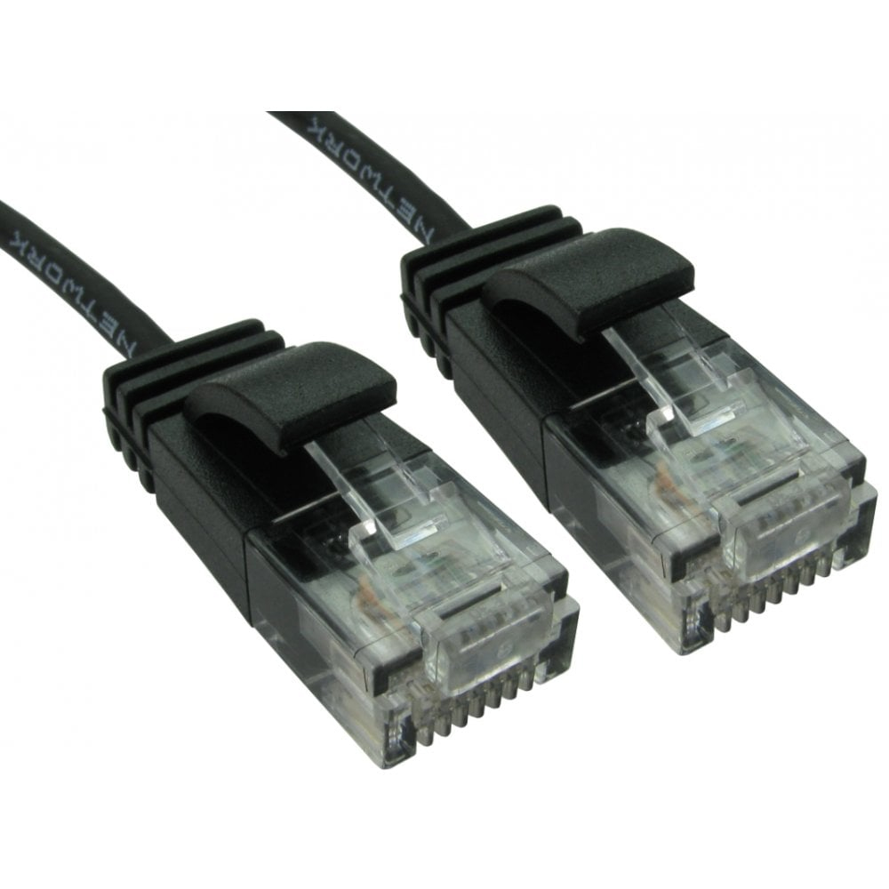 Cables Direct ERSLIM-103K Networking Cables - Black