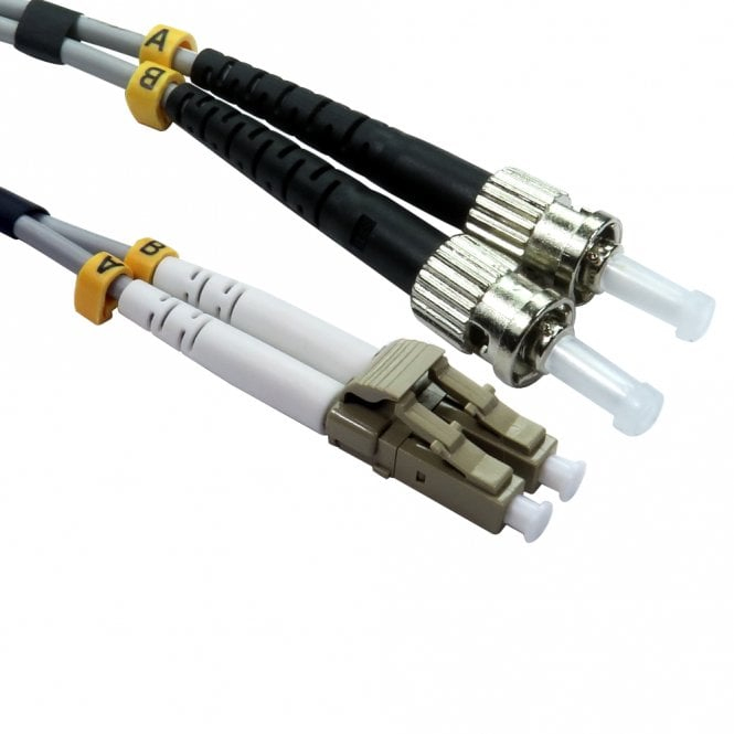 Cables Direct 1m OM1 Fibre Optic Cable LC - ST (Multi-Mode)