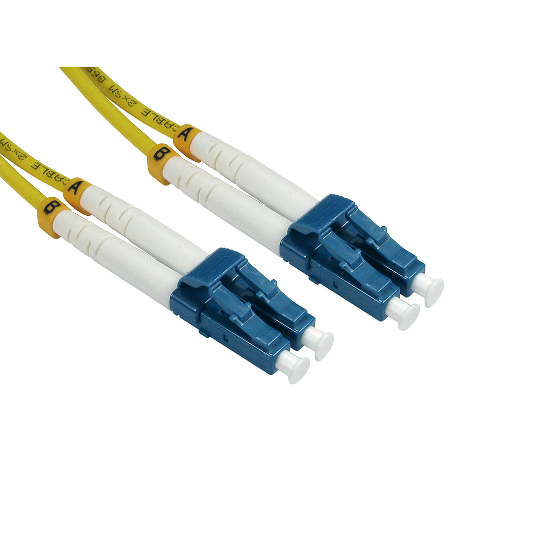 Cables Direct CDL 0.5MTR LC-LC SM 9/125 -YELLOW