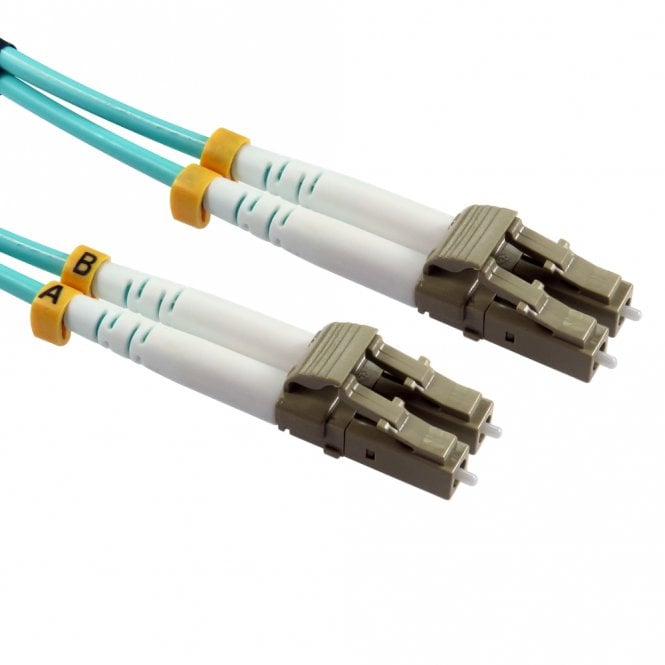 Cables Direct 10m OM3 Fibre Optic Cable LC-LC (Multi-Mode)