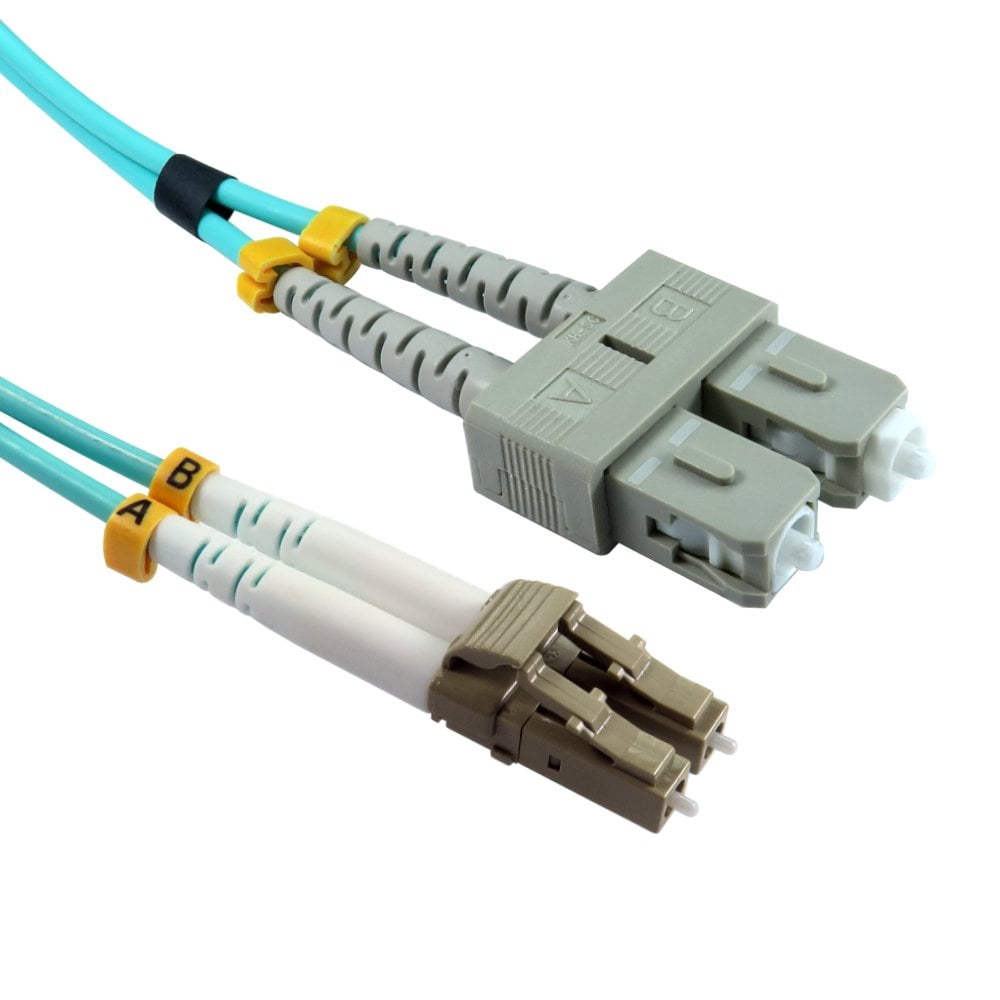 Cables Direct 2m OM3 Fibre Optic Cable LC-SC (Multi-Mode)