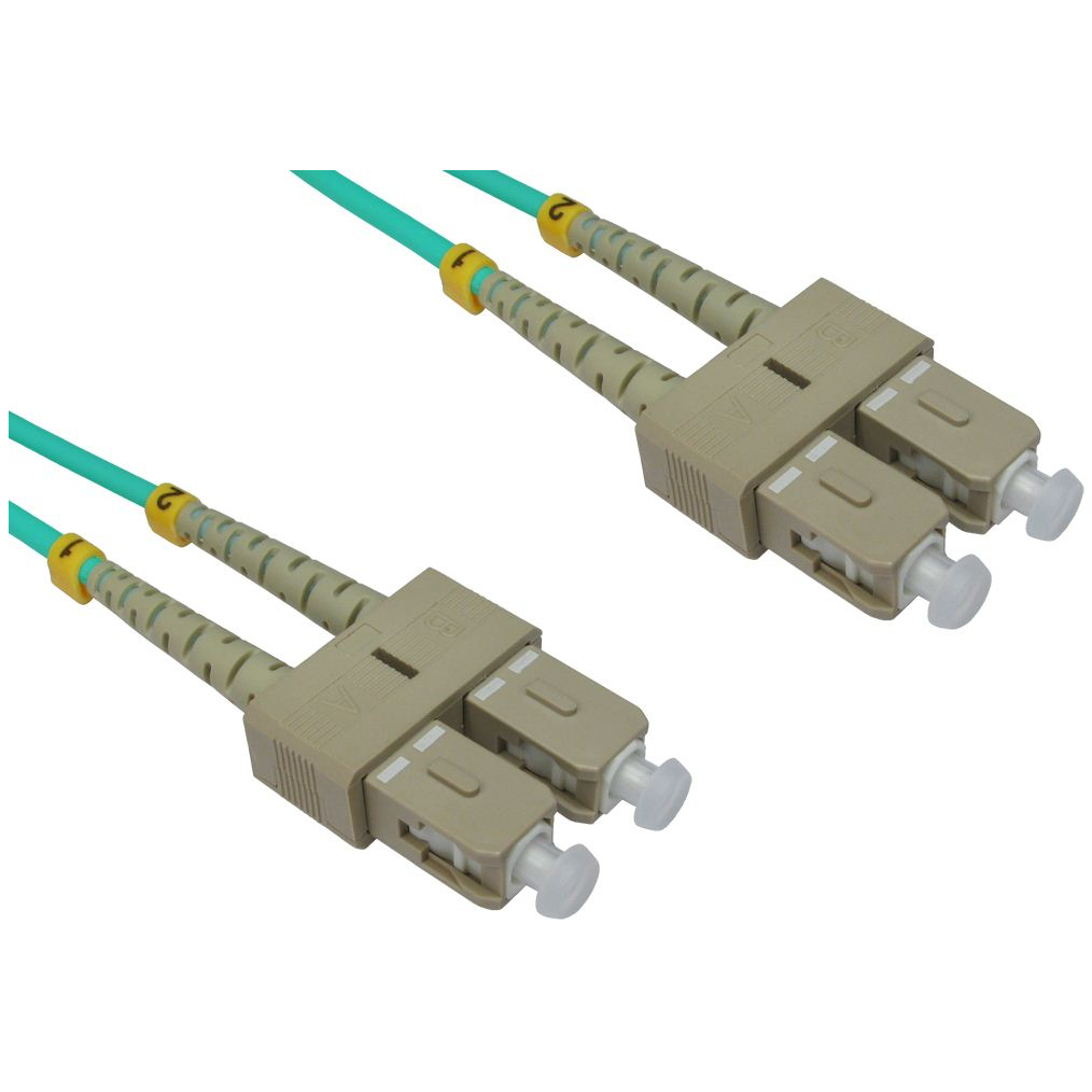 Cables Direct 5m OM3 Fibre Optic Cable SC-SC (Multi-Mode)
