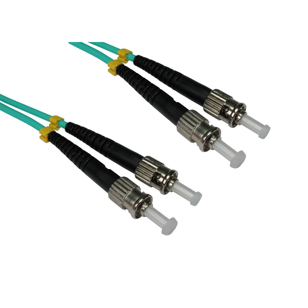 Cables Direct CDL 2MTR ST-ST 50/125 OM3  AQUA