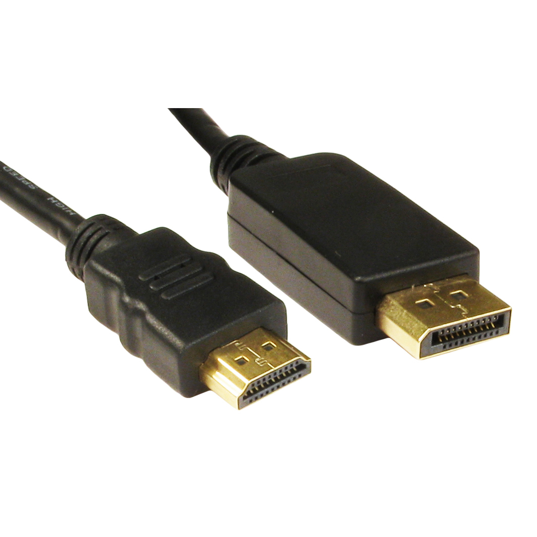 Cables Direct HDHDPORT-005-2M Video Cable Adapters - Black