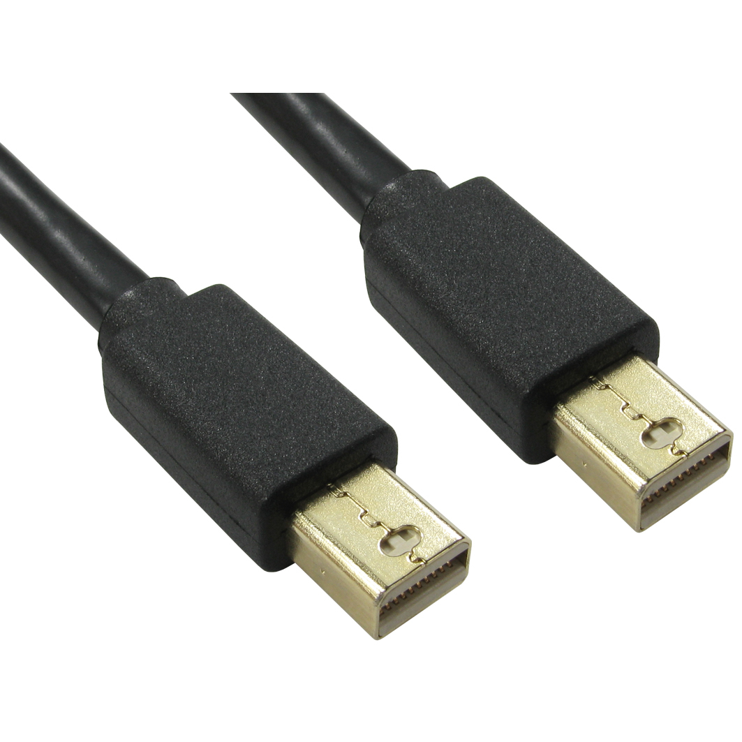 Cables Direct Mini DisplayPort, 2m Black
