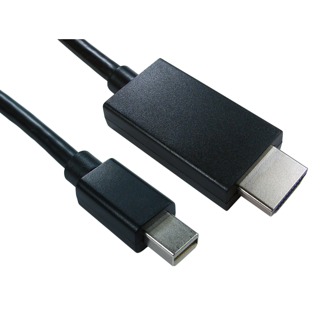 Cables Direct Mini DisplayPort - HDMI, 1m Black