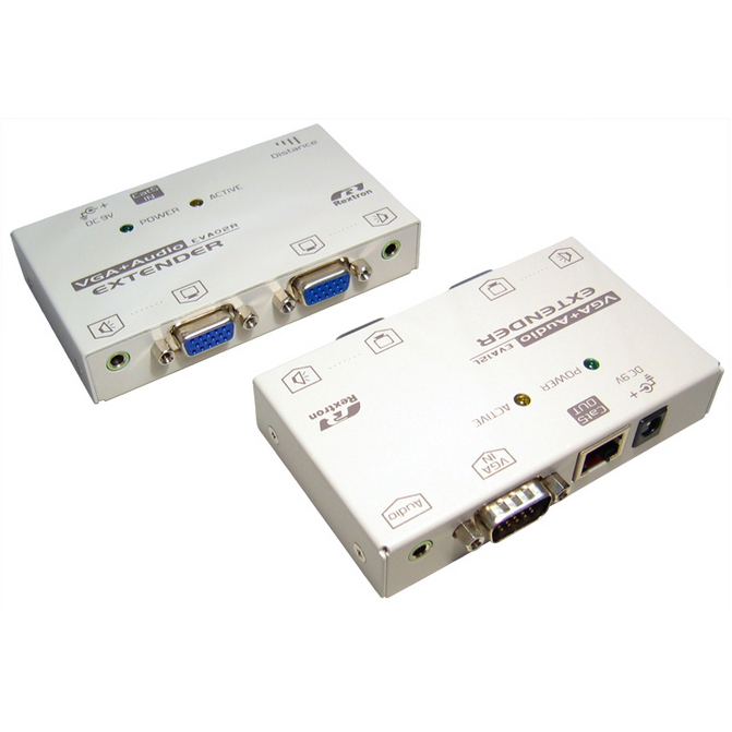 Cables Direct KVM-VGAXTAD network extender Network transmitter & receiver White