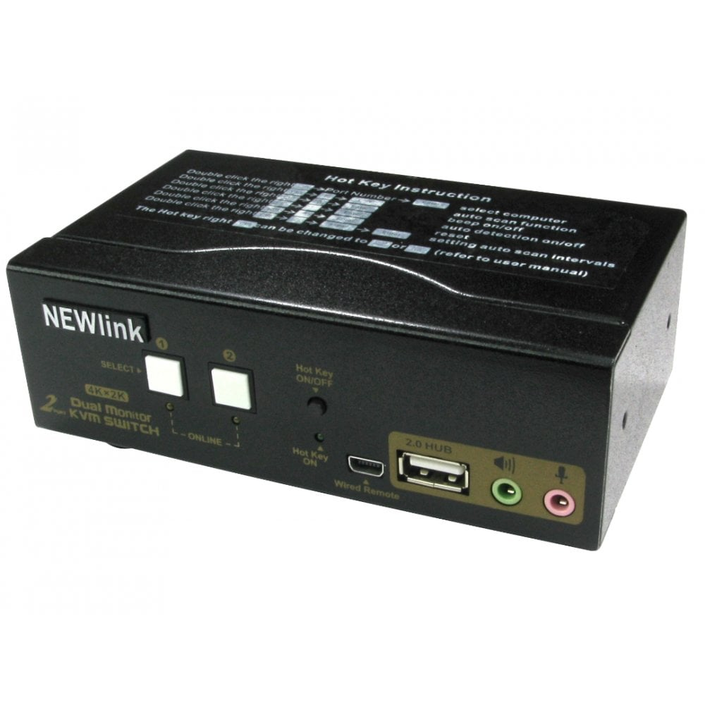 Cables Direct NLKVMHDMI-22DBL KVM Switches - Black