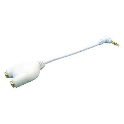 Cables Direct 3.5 mm Headphone Splitter audio cable 3.5mm 2 x 3.5mm White