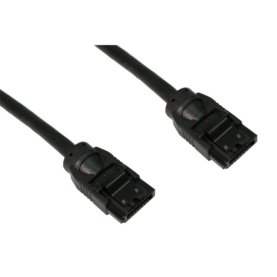 Cables Direct 90cm SATA Cables - Black