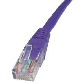 Cables Direct CAT5e Networking Cables - Purple