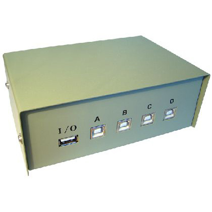 Cables Direct SB-424 Serial Switch Boxes - Grey