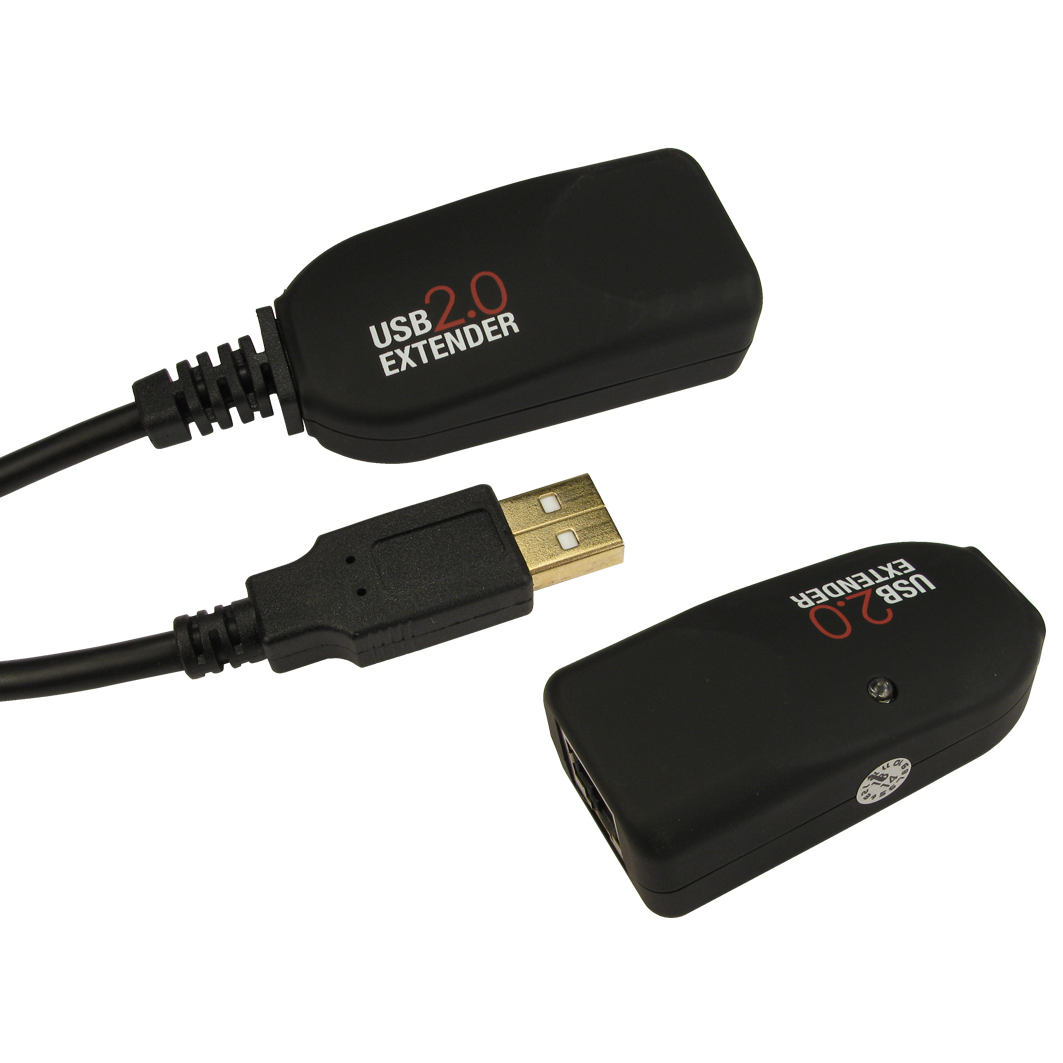 Cables Direct USB2-BOOST Network Extenders - Black