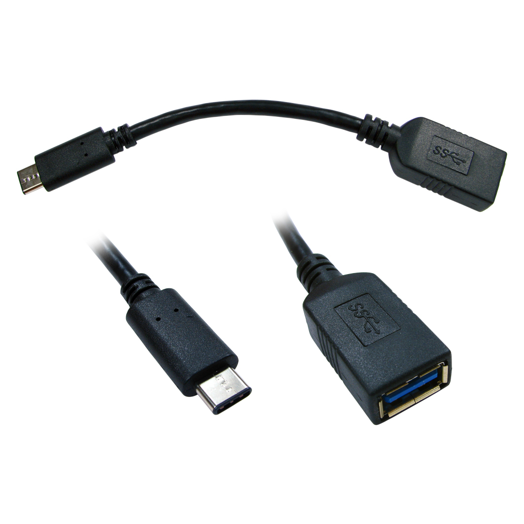 Cables Direct USB3C-951-100CM USB Cables - Black