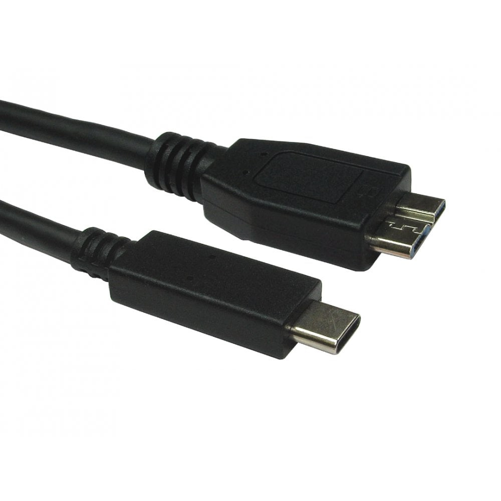 Cables Direct USB3C-97MICRO-2 USB Cables - Black