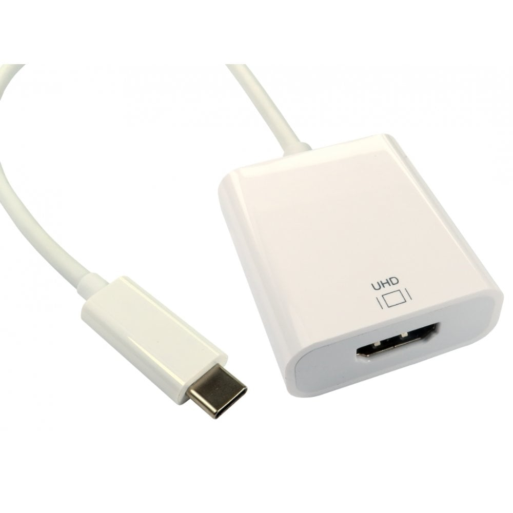 Cables Direct USB3C-HDMICAB4K Video Cable Adapters - White