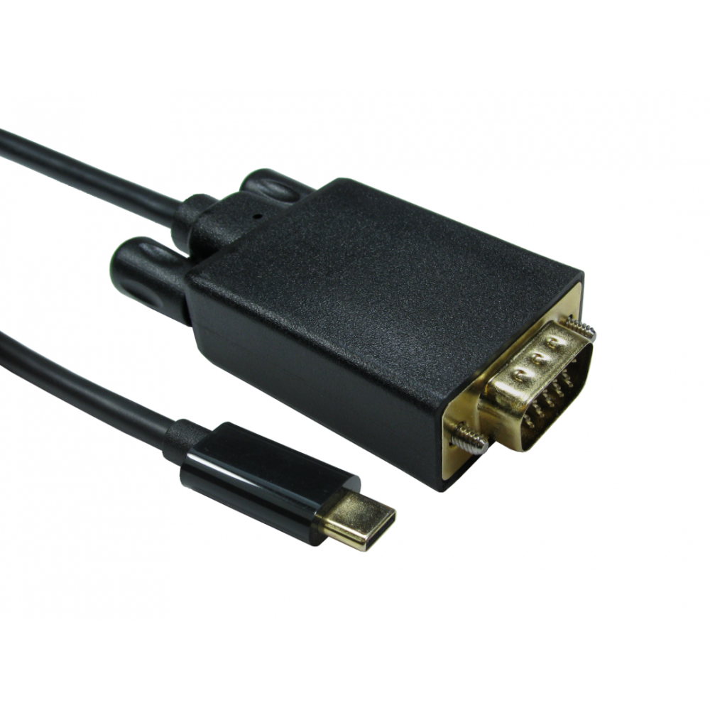 Cables Direct 1080P Video Cable Adapters - Black