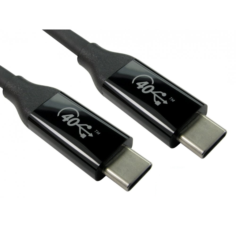 Cables Direct USB4-4080RH USB Cables - Black
