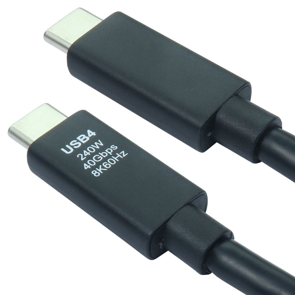 Cables Direct USB4 USB Cables - Black