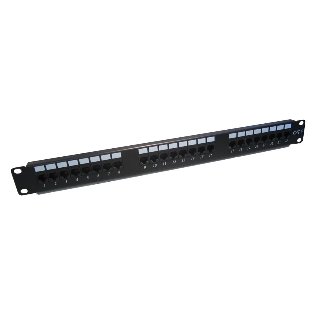 Cables Direct UT-8224 Patch Panels - Black