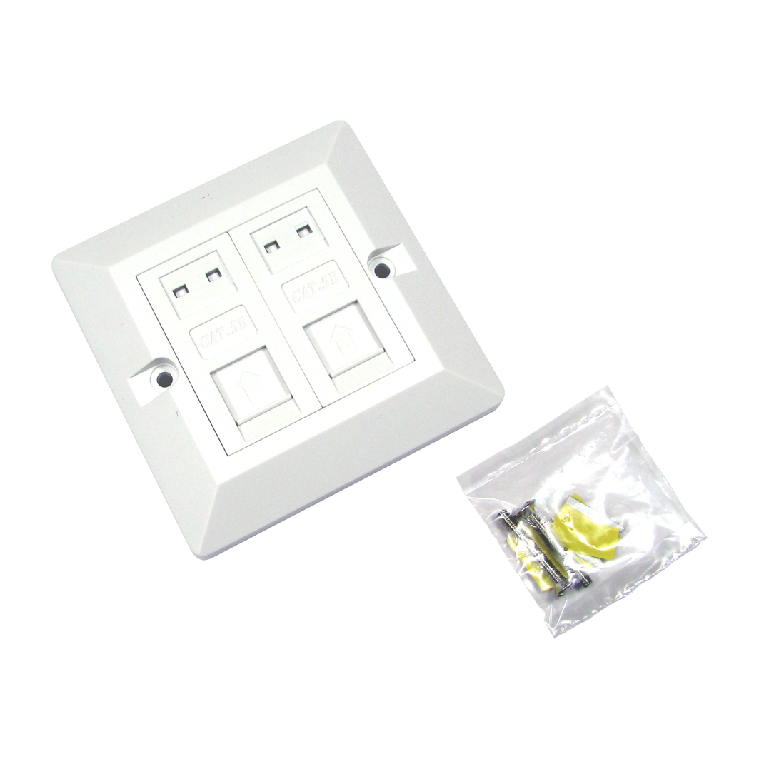 Cables Direct UT-8702 Wall Plates & Switch Covers - White