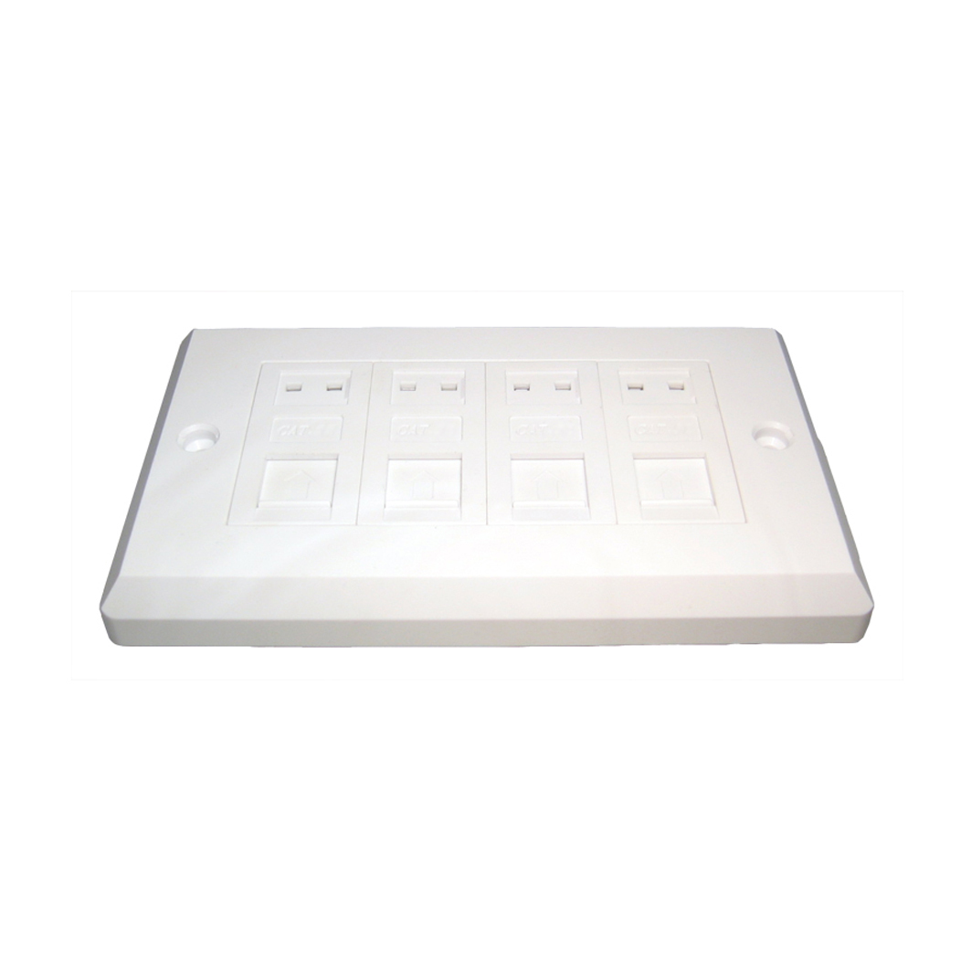 Cables Direct UT-8804 Wall Plates & Switch Covers - White