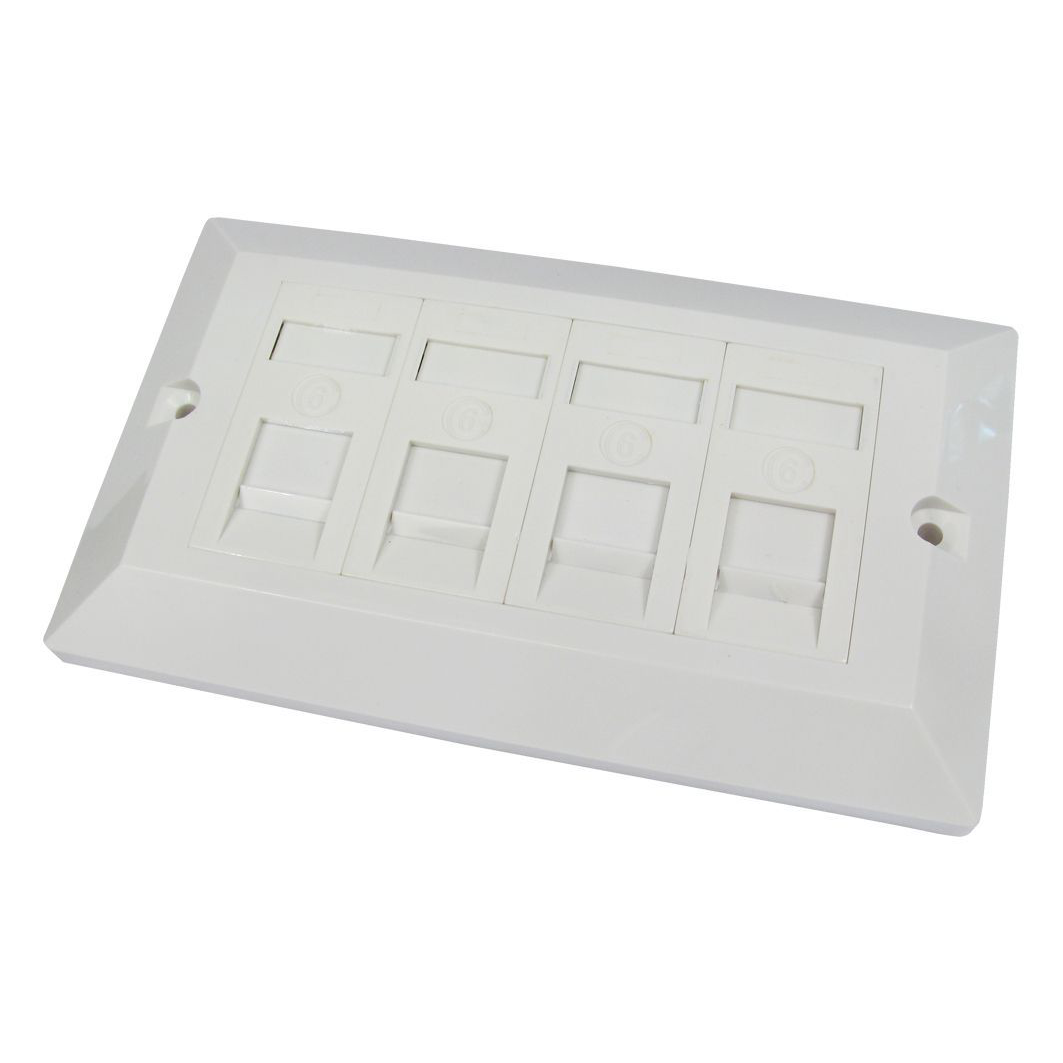 Cables Direct Cat6 Outlet Boxes - White