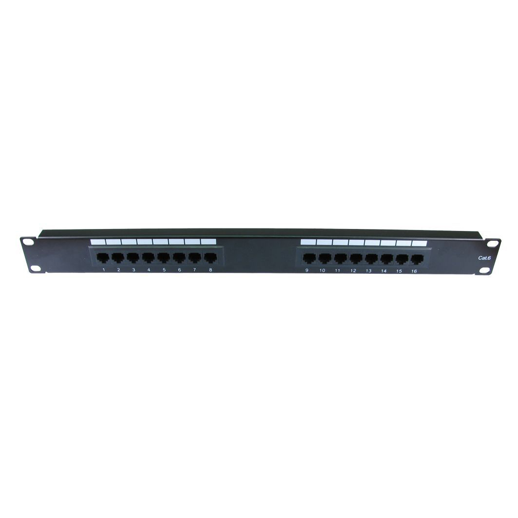 Cables Direct Cat6 Patch Panels - Black