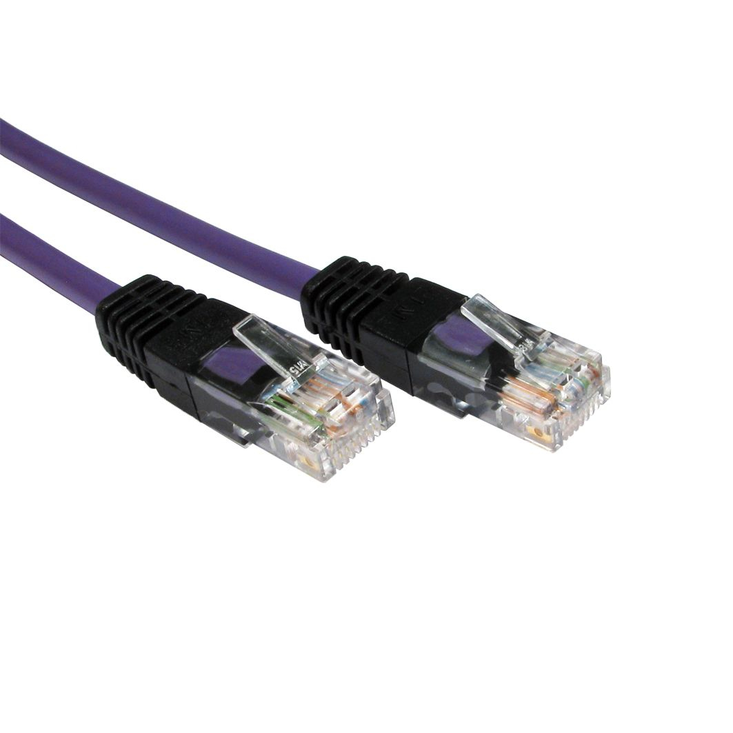 Cables Direct XXURT-602V Networking Cables - Violet
