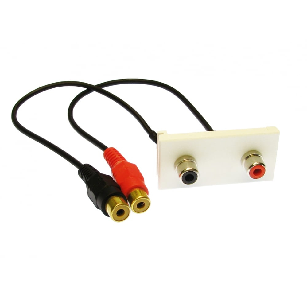 Cables Direct ZZ-MOD-2RCA Keystone Modules - Multi