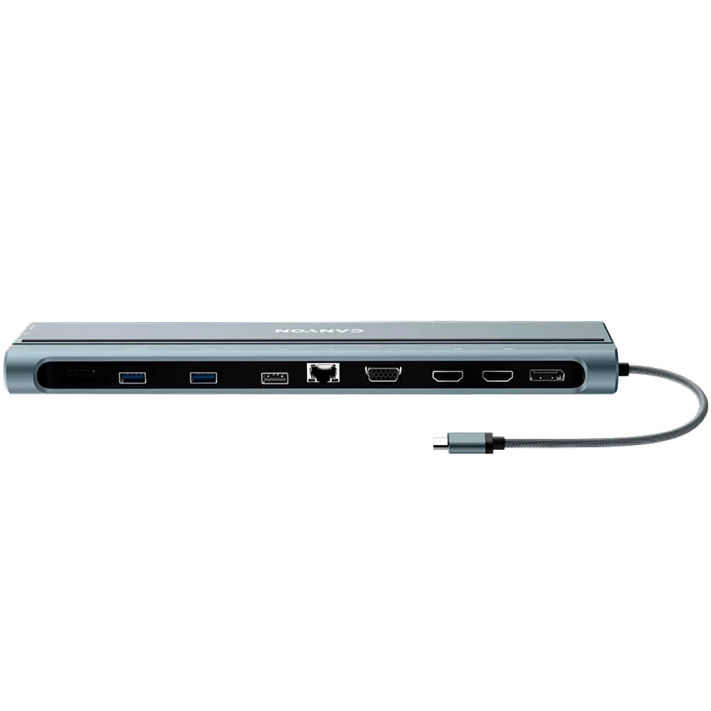 Canyon DS-90 Laptop Docks & Port Replicators - Grey