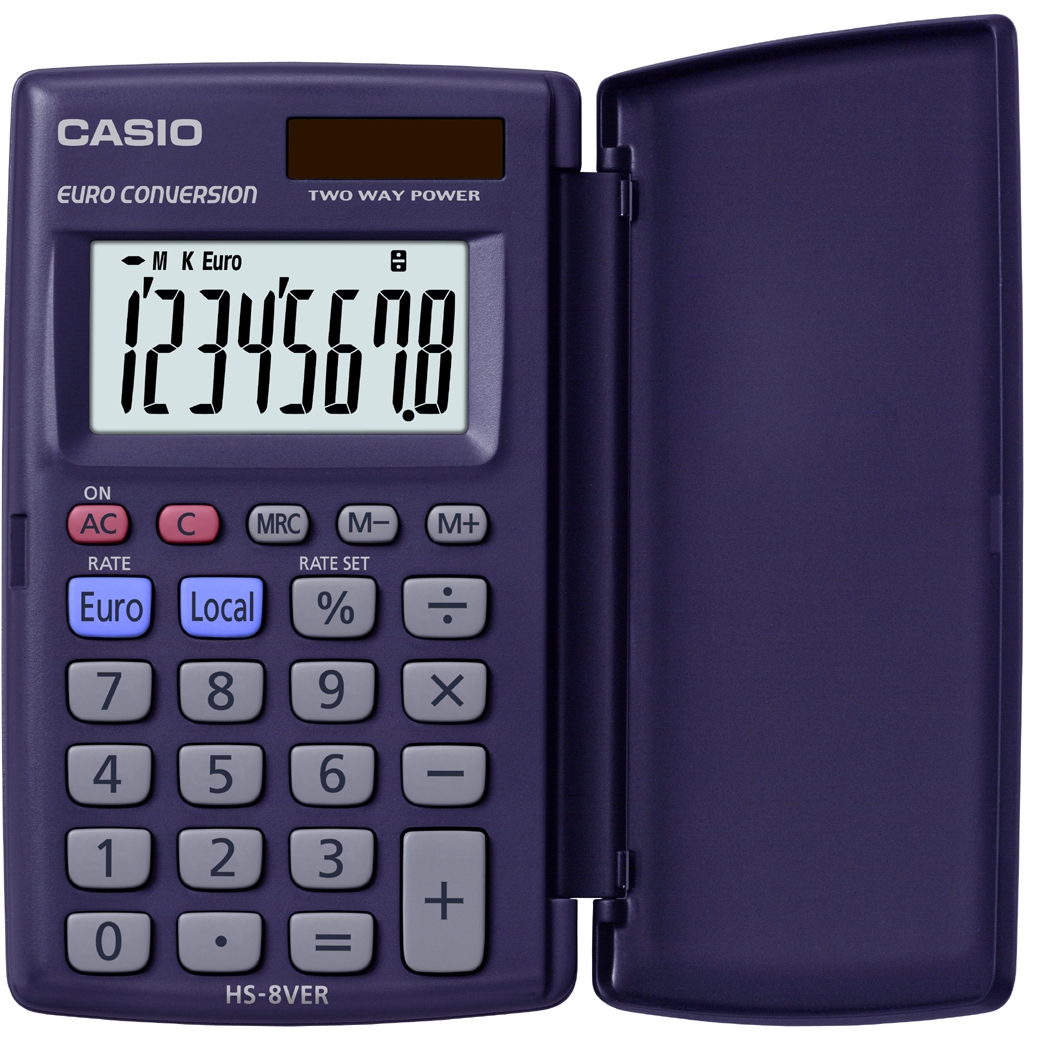 Casio HS-8VER Calculators - Blue