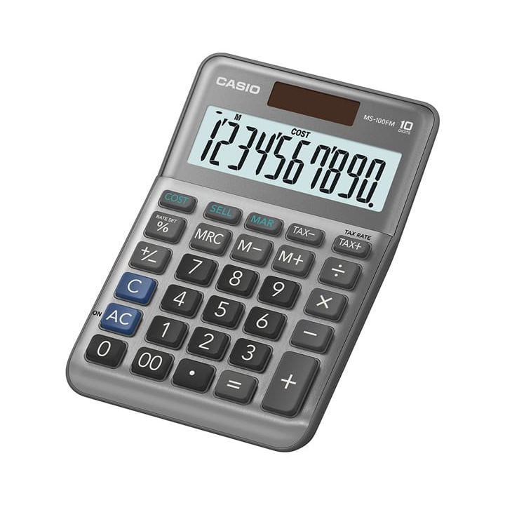 Casio MS-100FM Calculators - Grey