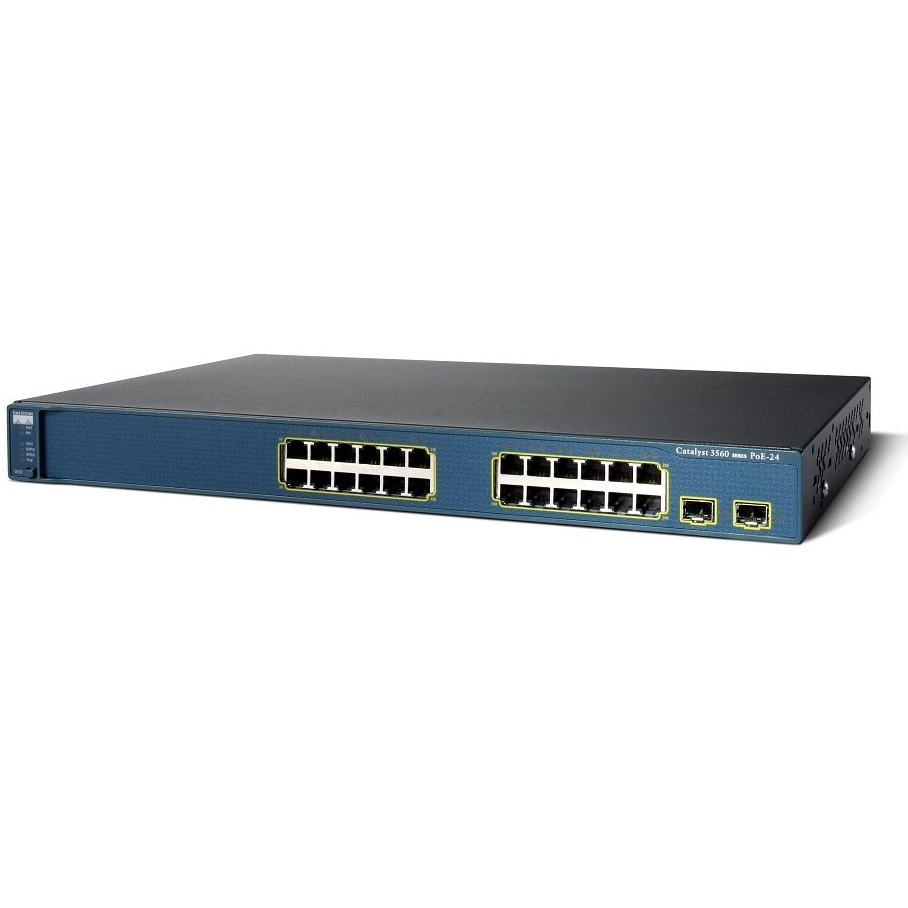 CISCO WS-C3560E-24TD-E 24 PORT 2X 10GBE SWITCH