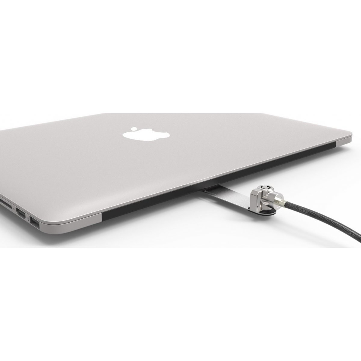 Compulocks Blade Universal Lock Slot Adapter with Keyed Cable Lock Silver