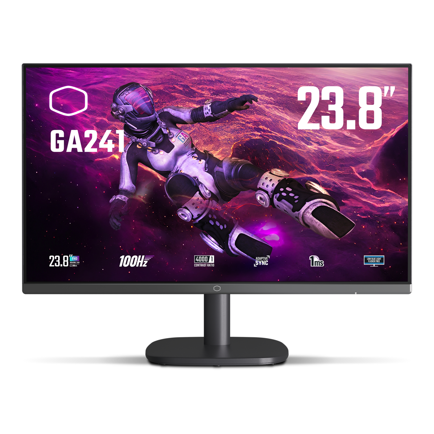 Cooler Master GA241 Gaming Monitors - 23.8 Inches - Black