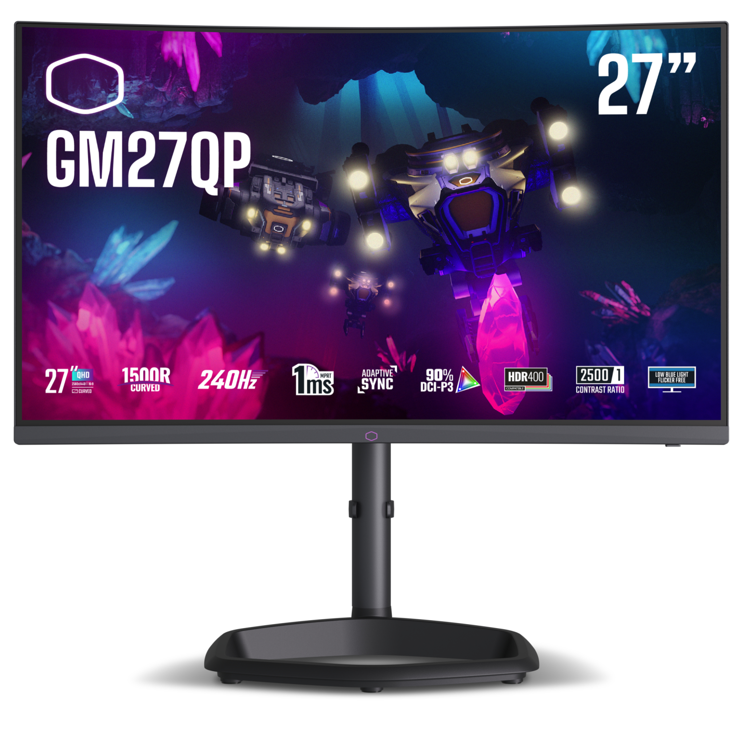 Cooler Master GM27QP Gaming Monitors - 27 Inches - Black