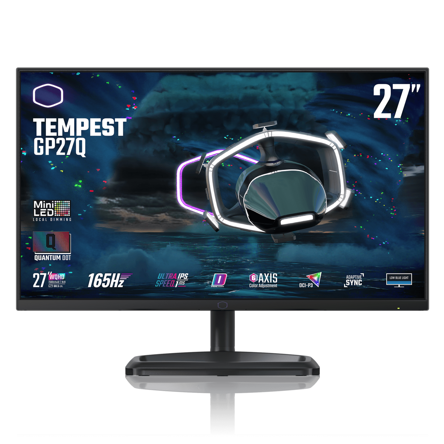Cooler Master GP27Q Gaming Monitors - 27 Inches - Black