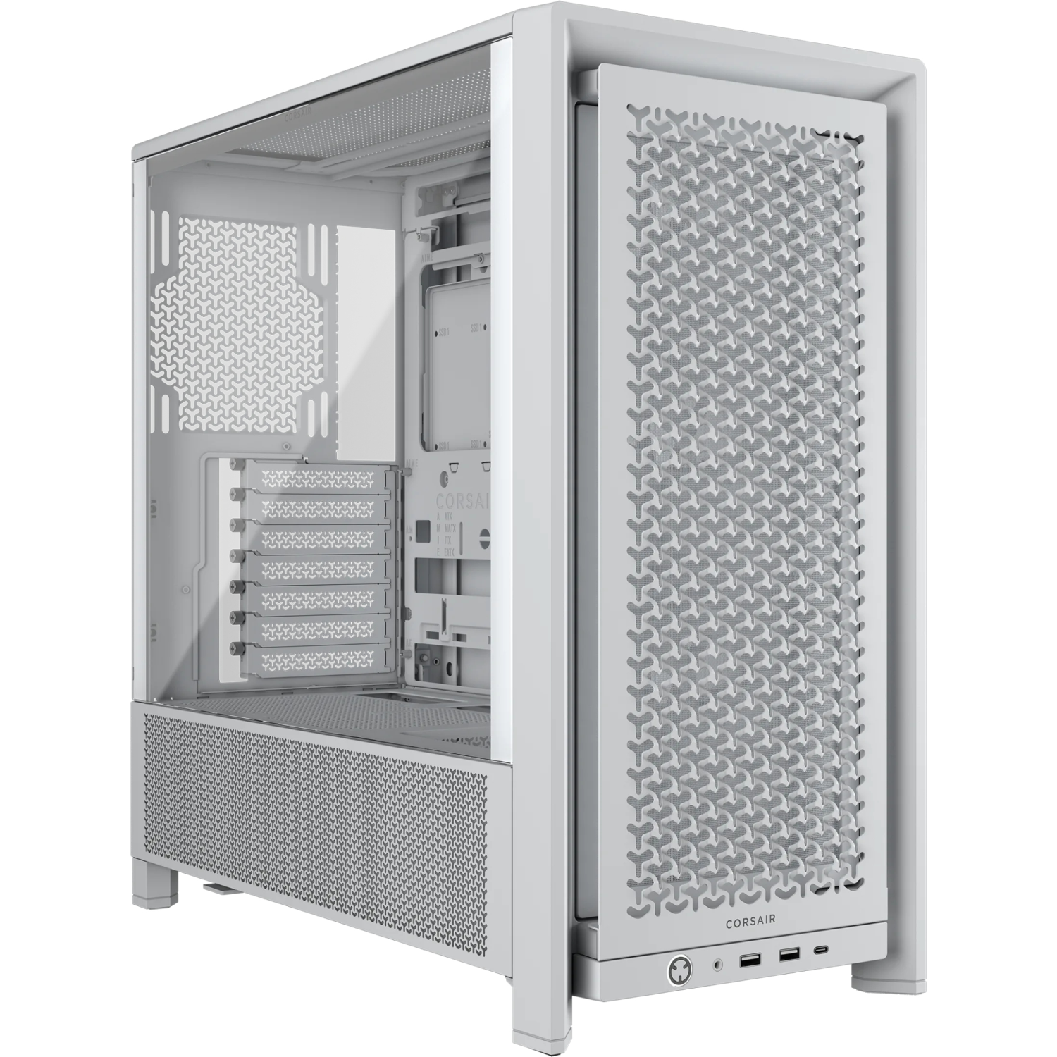 Corsair 4000D Computer Cases - White