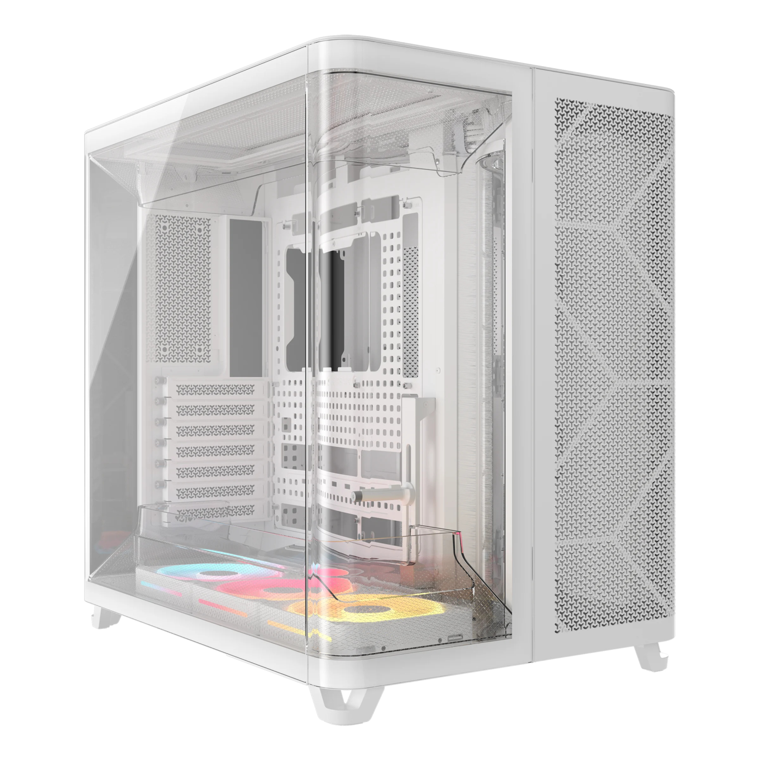 Corsair AIR 5400 LX-R RGB iCUE LINK Midi Tower White
