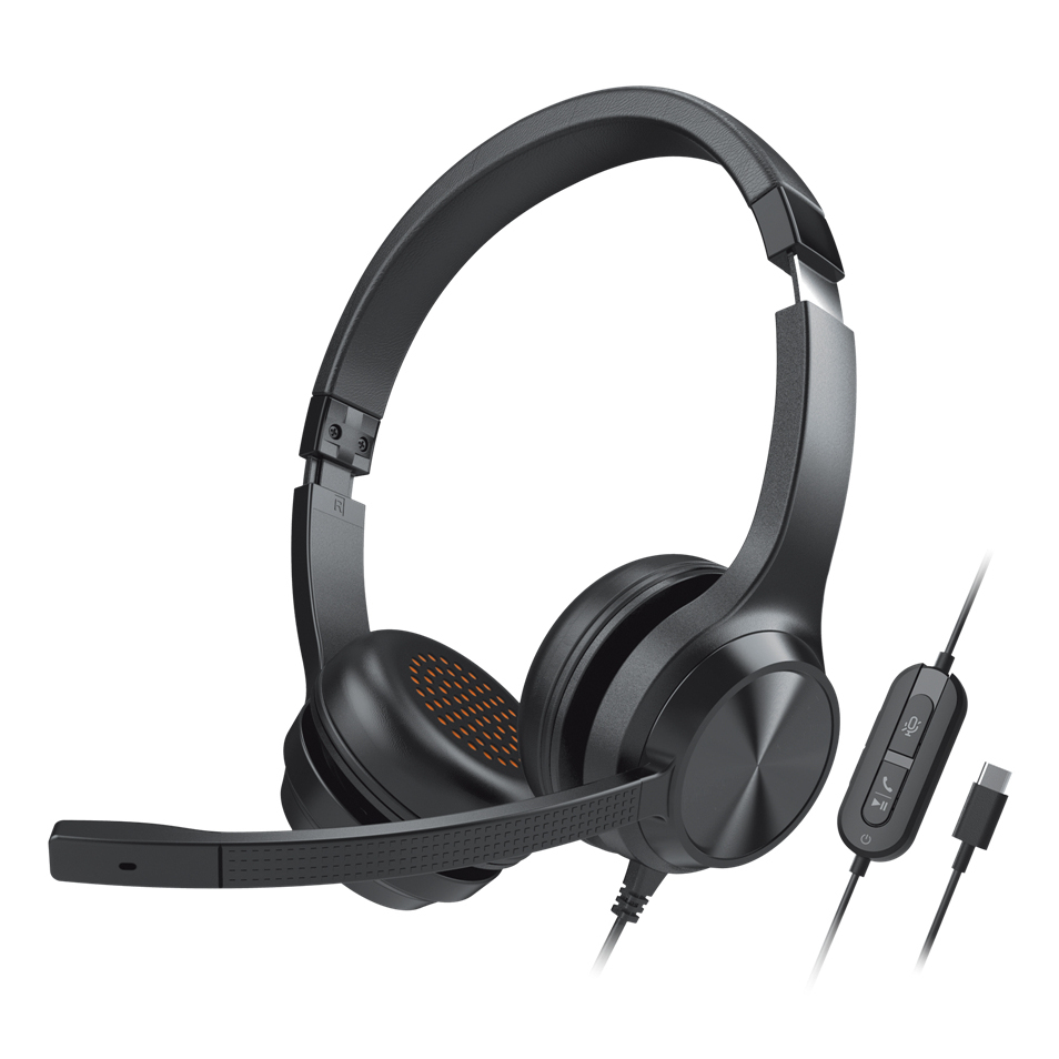 Creative Labs Chat USB Headset Wired Head-band Office/Call center USB Type-C Black