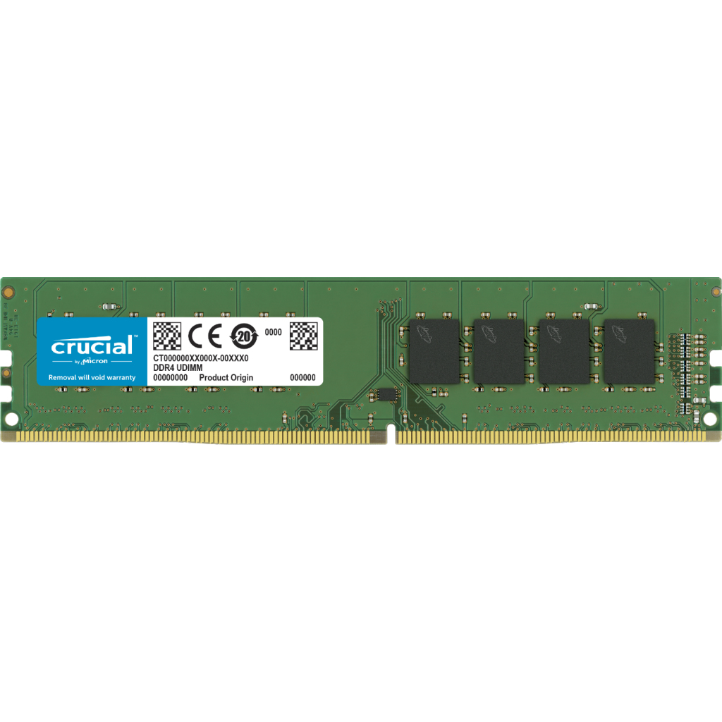 Crucial 16GB (1*16GB) 1RX8 PC4-25600AA-U DDR4-3200MHZ UDIMM