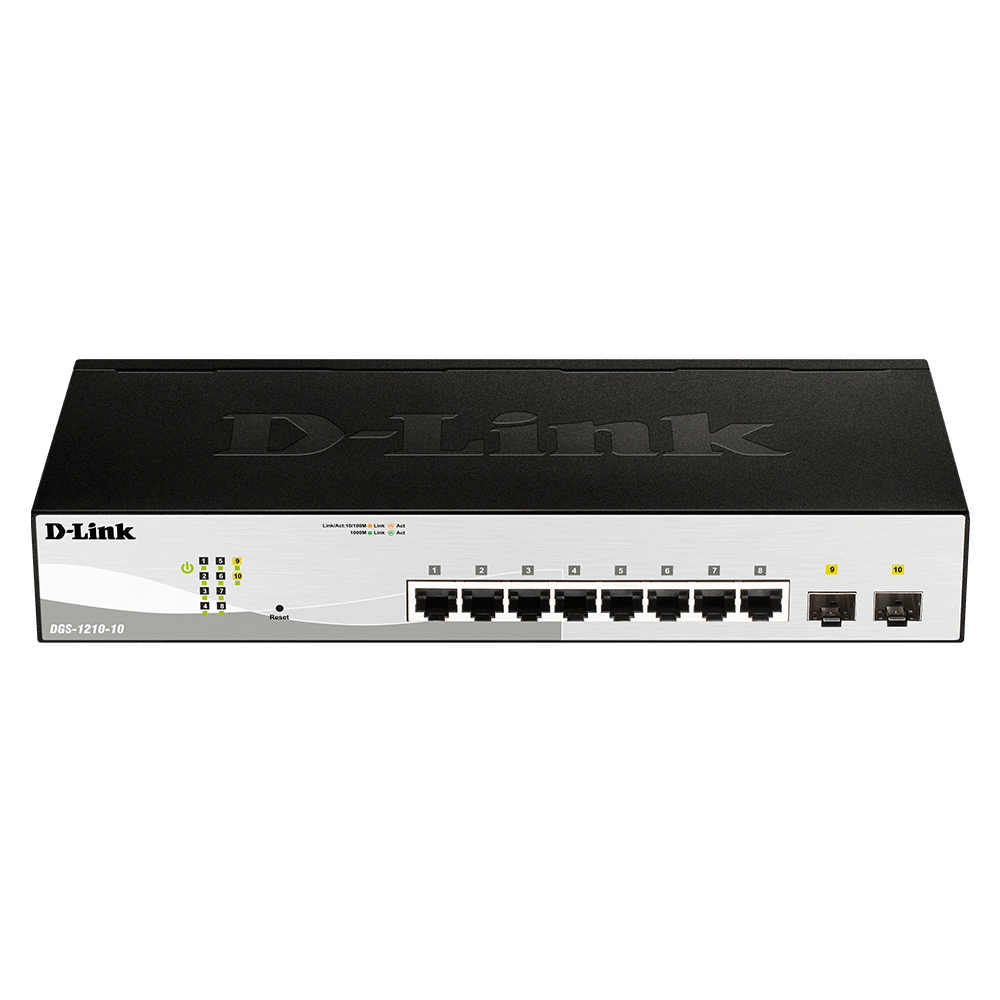 D-Link DGS-1210-10 Network Switches - 128MB - Multi
